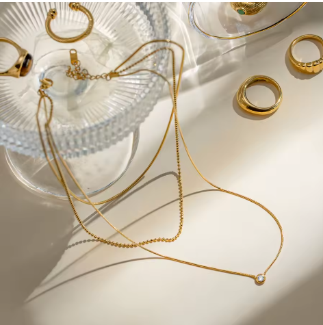 Golden Trio Necklace