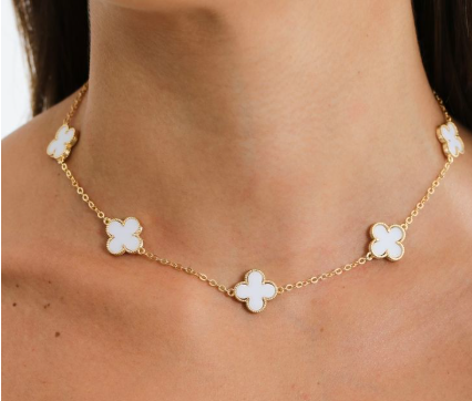 Lucky Charm Clover Necklace