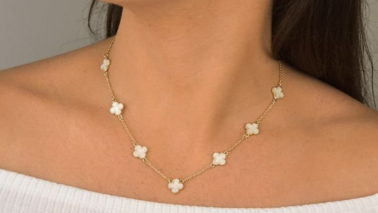 Lucky Charm Clover Necklace